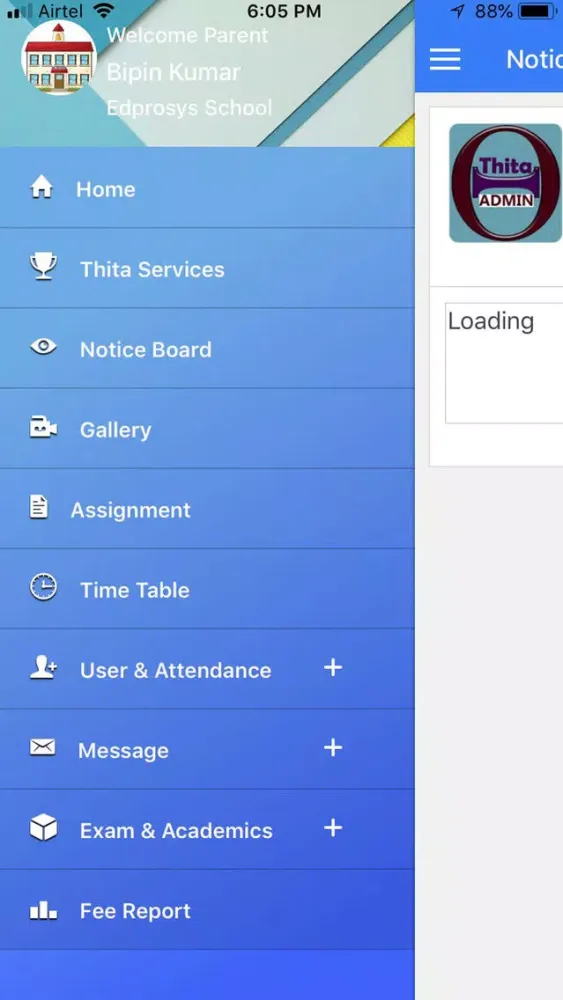 Capturas de pantalla de Thita App Parent