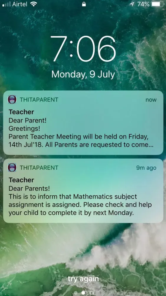 Capturas de pantalla de Thita App Parent