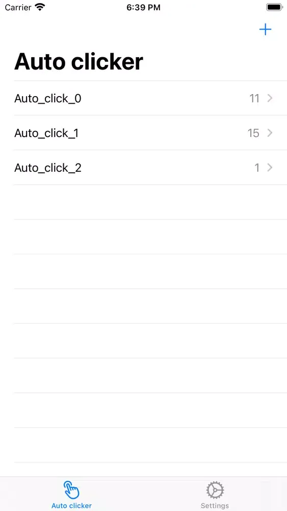 Capturas de tela do Auto Clicker Pro
