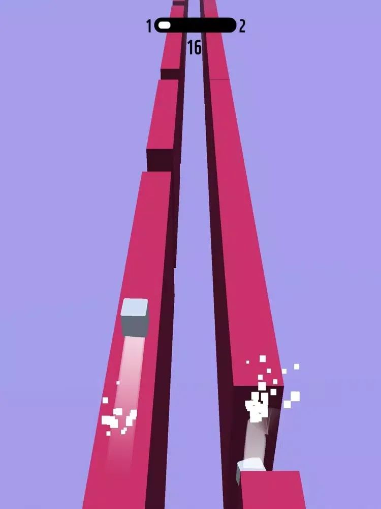 Cubes Race Line iPad  스크린샷