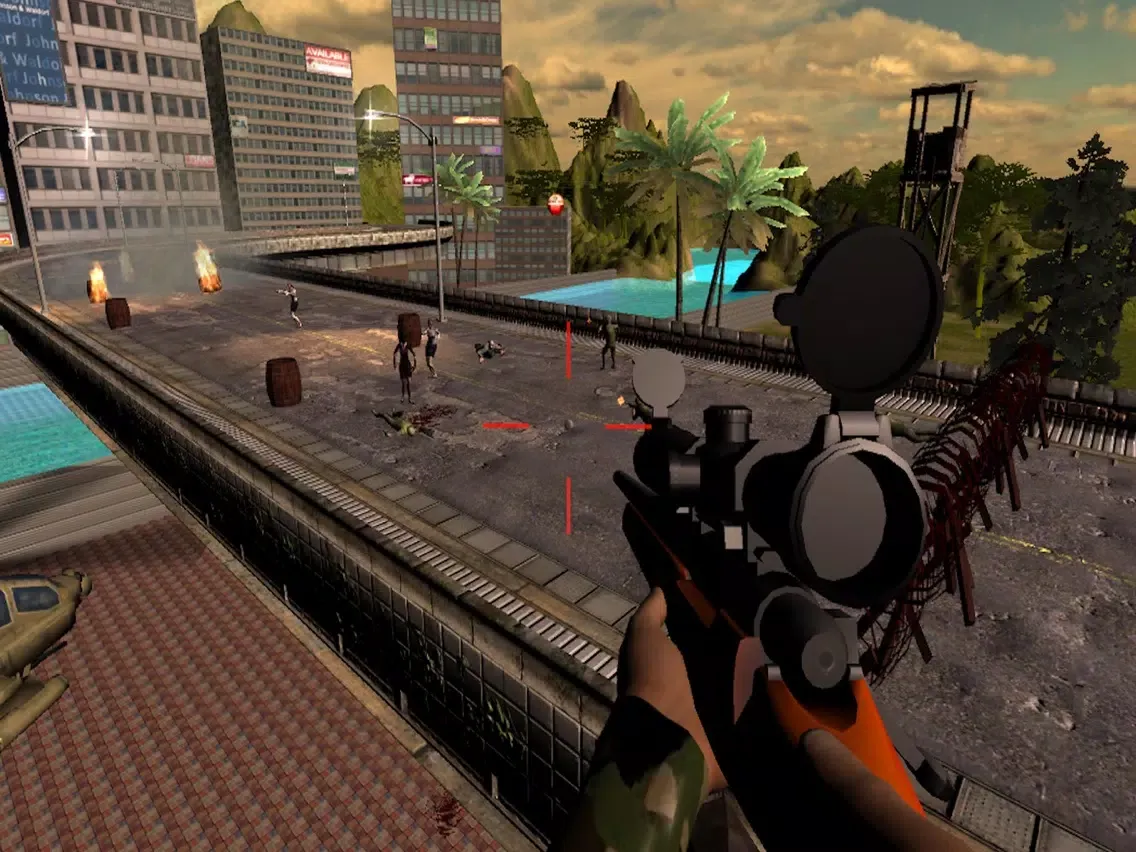 Captures d'écran de Army Zombie War Shooting Game iPad 