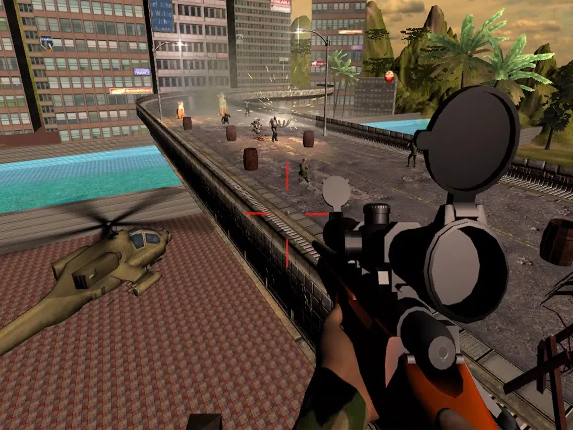 Captures d'écran de Army Zombie War Shooting Game iPad 