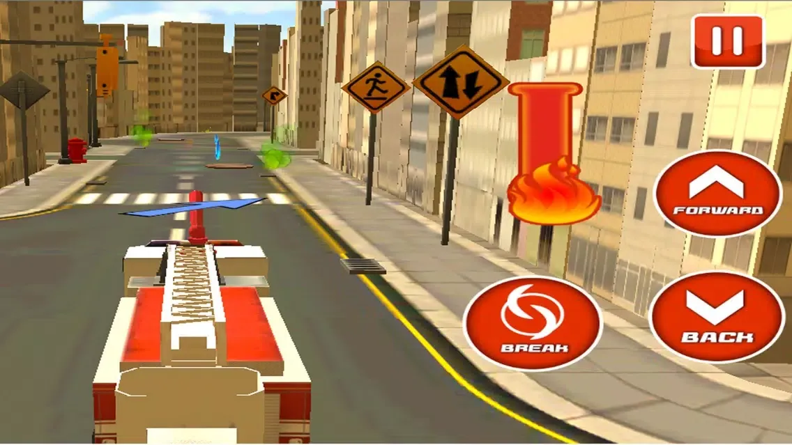 City Fire Fighter Rescue Truck Sim应用截图