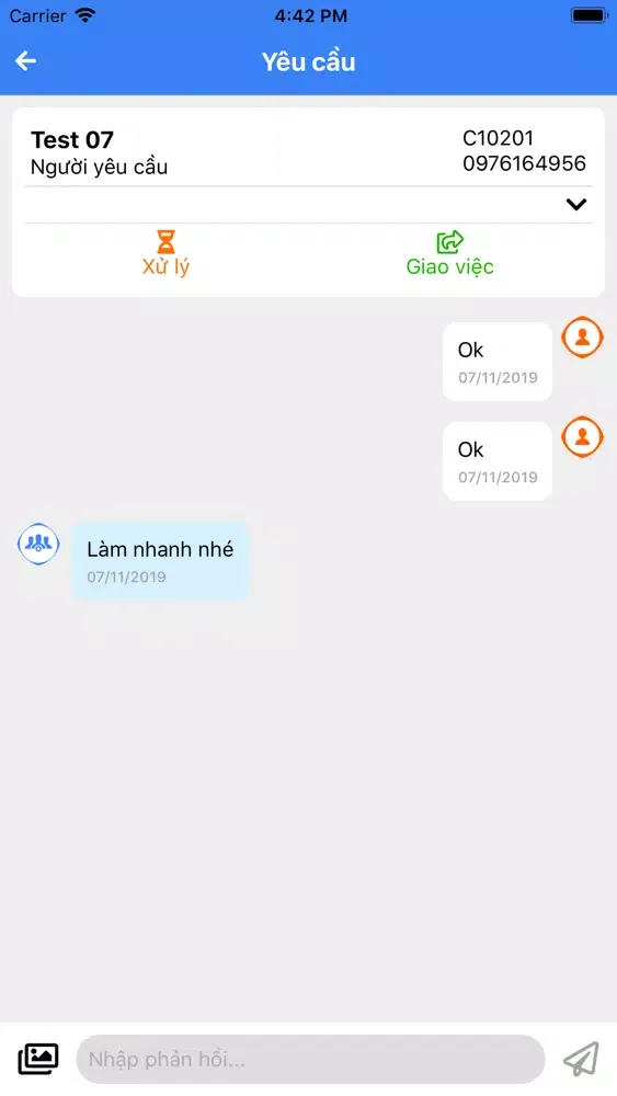 Zrzuty ekranu THM Services