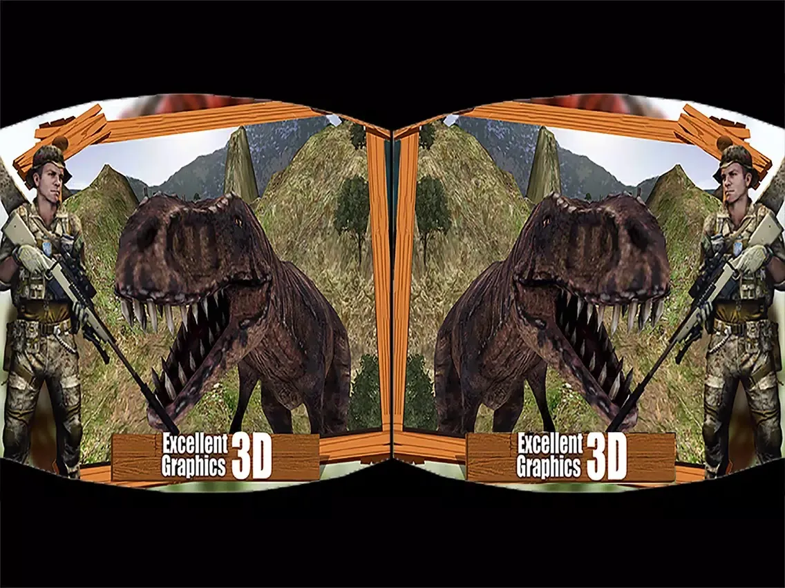 Zrzuty ekranu VR Jurassic Dino Hunting iPad 