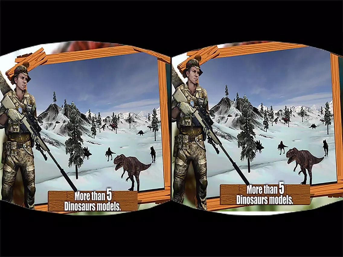 Zrzuty ekranu VR Jurassic Dino Hunting iPad 