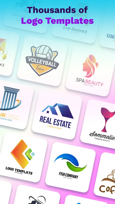 Capturas de tela do AI Logo Maker l Logo Creator