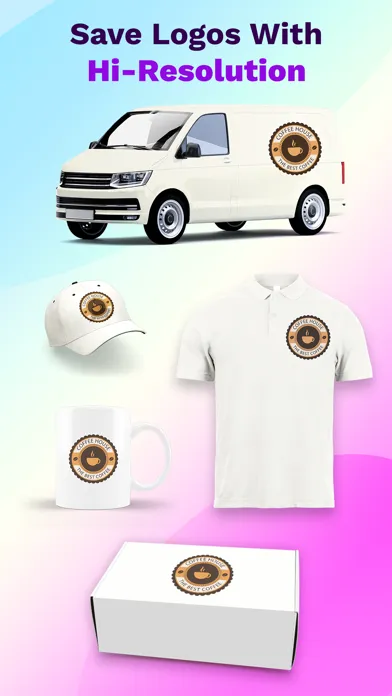 Capturas de tela do AI Logo Maker l Logo Creator