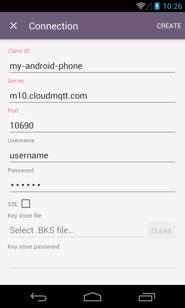 MQTT Dashboard Screenshots