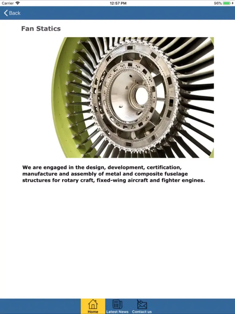 GKN Aerospace iPad  Screenshots
