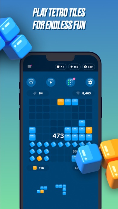 Zrzuty ekranu Tetro Tiles - Block Puzzle