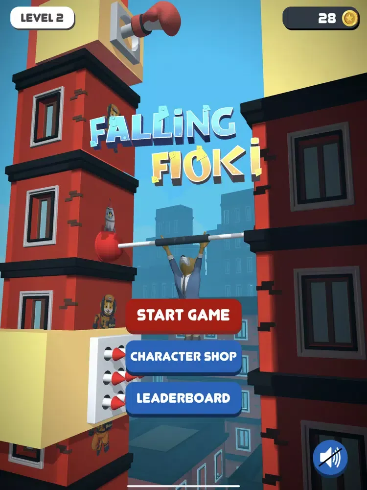 Ảnh chụp màn hình của Falling Floki iPad 
