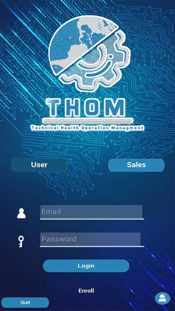 THOM Operation and Management スクリーンショット
