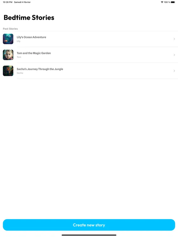 صور Bedtime Stories AI iPad 
