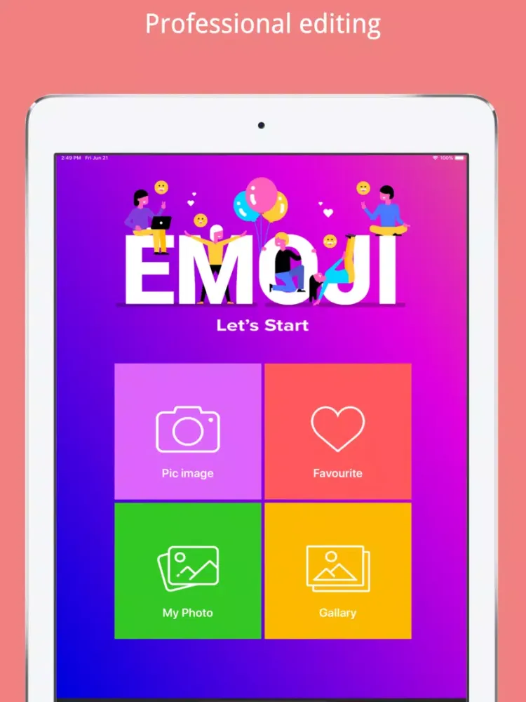 Emoji Face - Moji Me Maker iPad 應用截圖