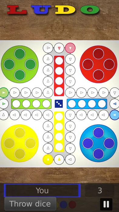 Tangkapan skrin Ludo