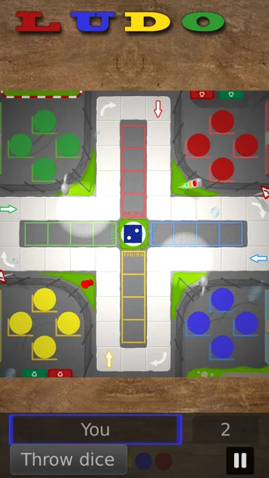 Tangkapan skrin Ludo