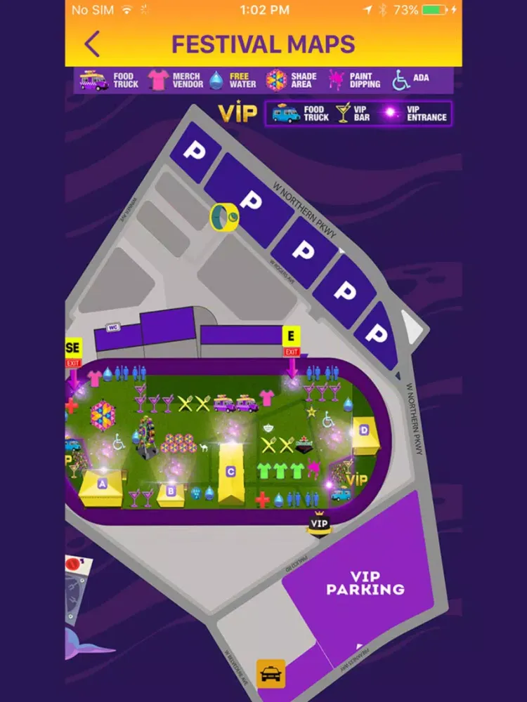Capturas de tela do Moonrise Festival 2017 iPad 