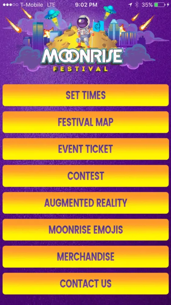 Capturas de tela do Moonrise Festival 2017