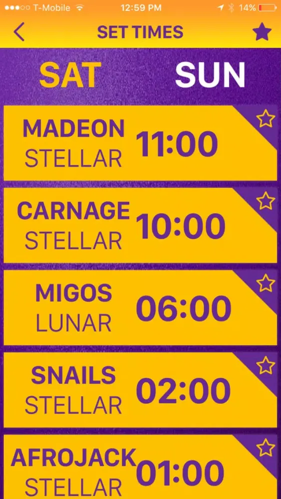 Capturas de tela do Moonrise Festival 2017