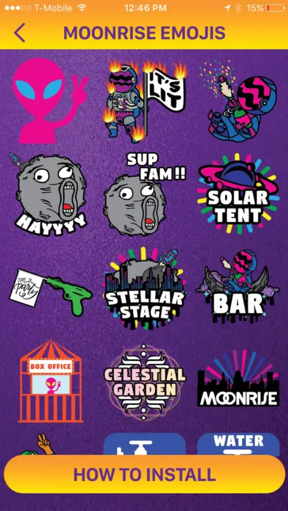 Capturas de tela do Moonrise Festival 2017