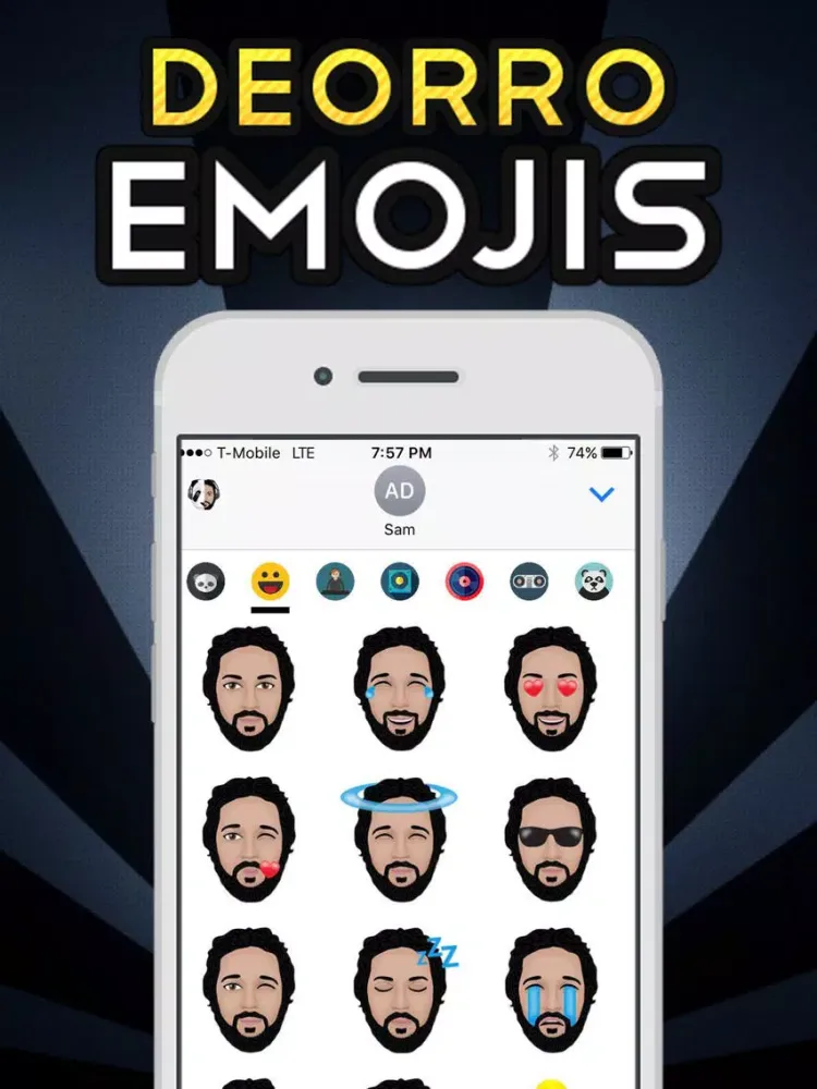 تصاویر Pandamoji By Panda Funk & Deorro iPad 