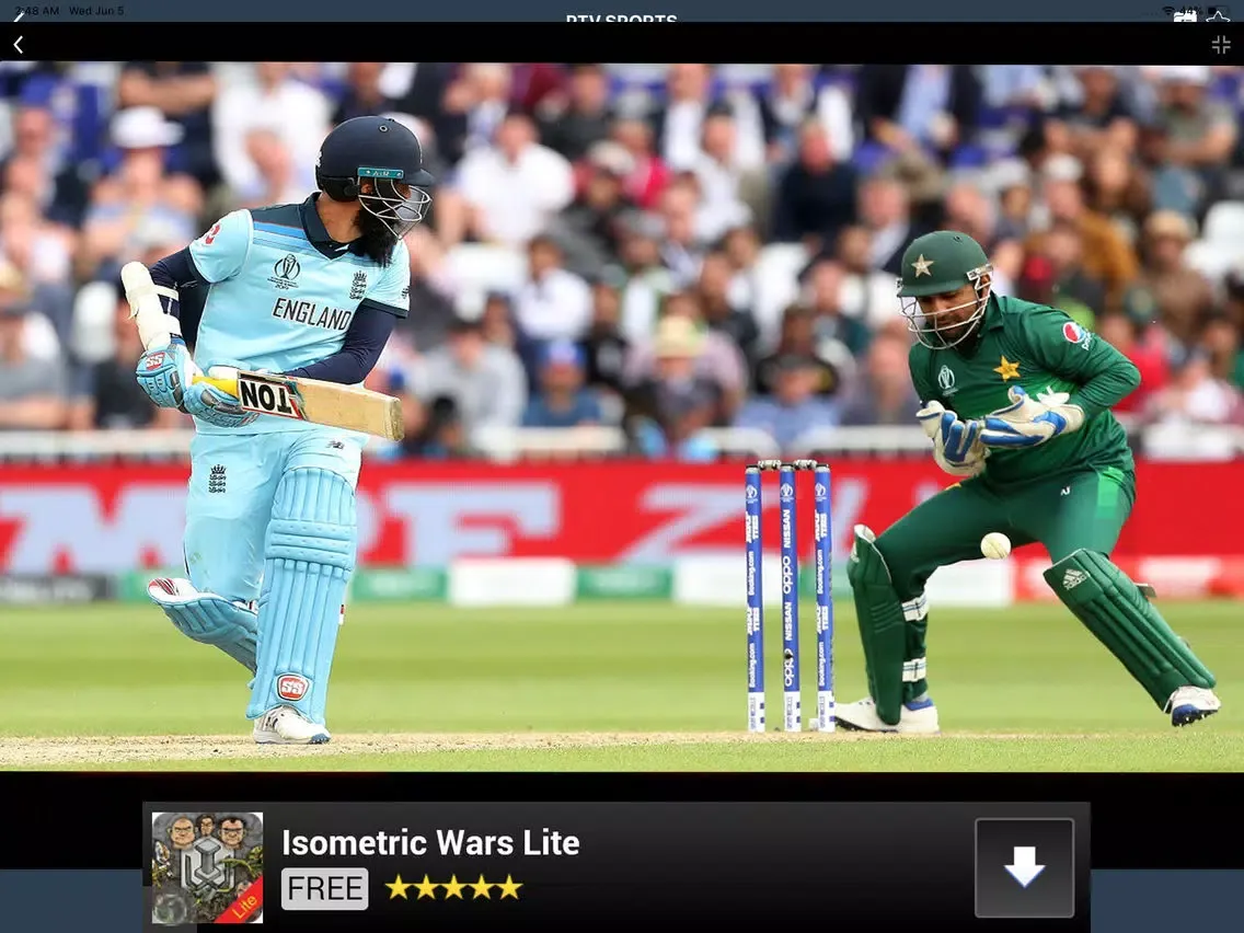 تصاویر Ptv Sports Live Cricket TV iPad 