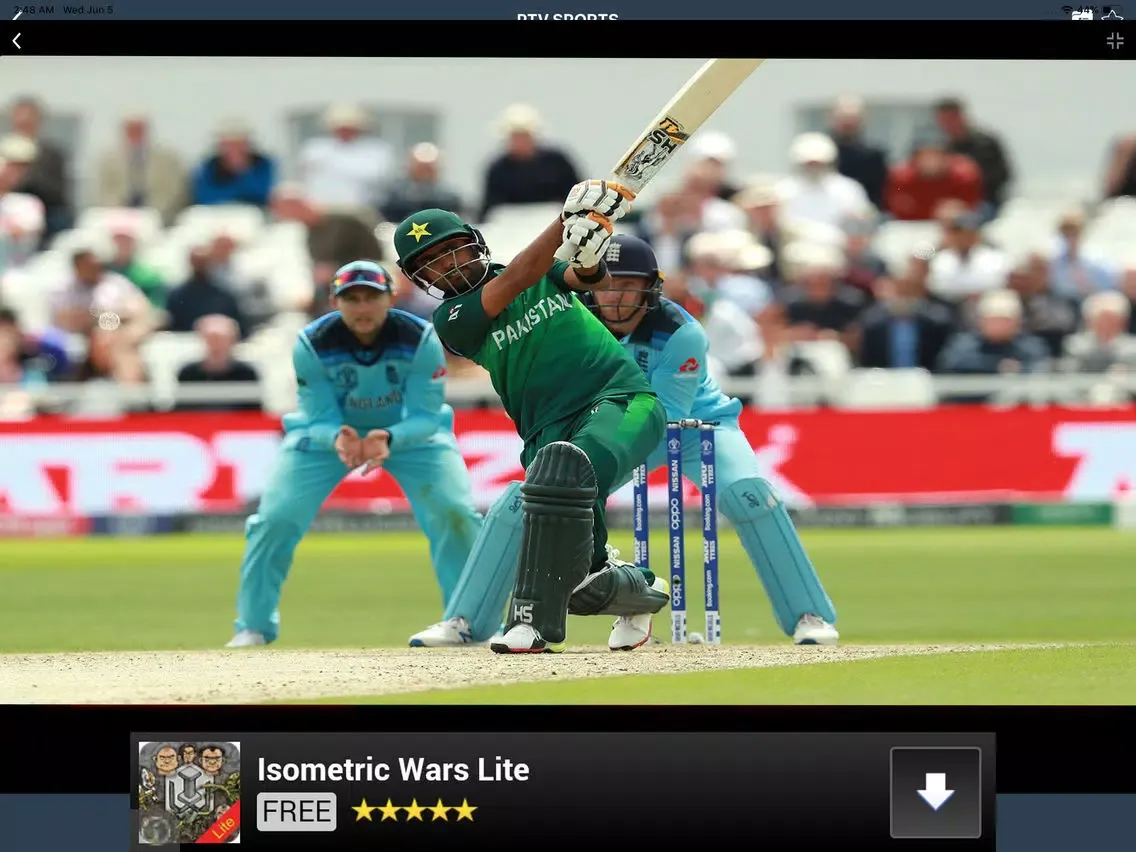 تصاویر Ptv Sports Live Cricket TV iPad 