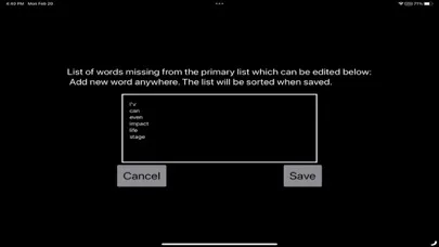 Word List 2 スクリーンショット
