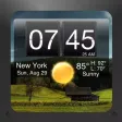 Nightstand Central Free - Alarm Clock with Weather and Photo Wallpapers