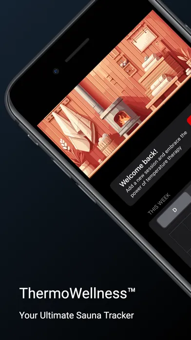 ThermoWellness - Sauna Tracker Ekran Görüntüleri