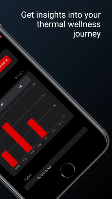 ThermoWellness - Sauna Tracker Ekran Görüntüleri