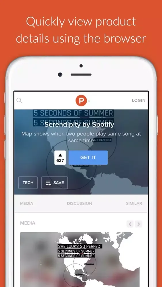 Time Machine - re-discover the best new products from Product Hunt Screenshots