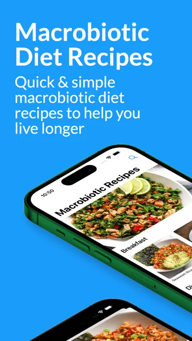 ภาพหน้าจอของ Macrobiotic Diet Recipes