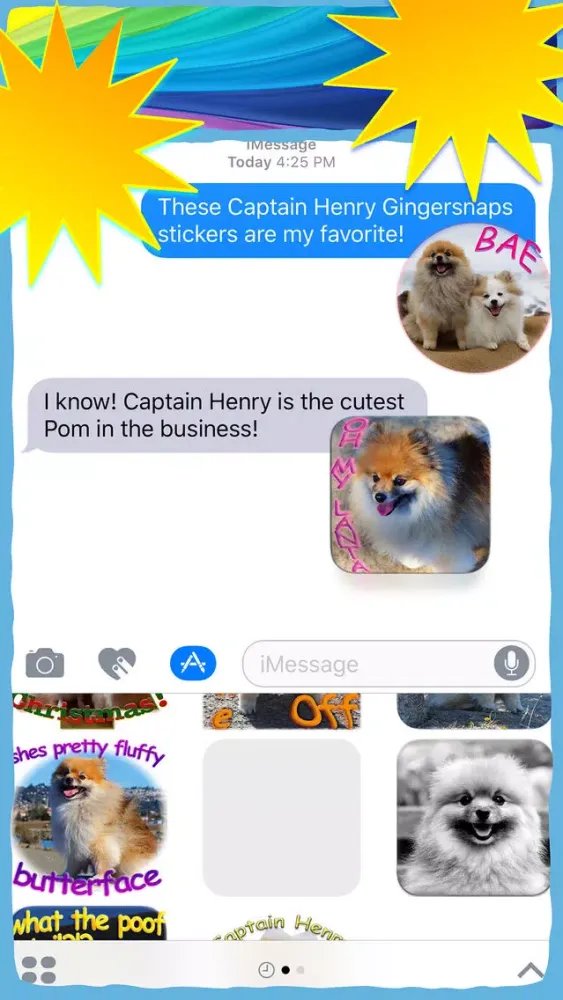 Tangkapan skrin Captain Henry Gingersnaps