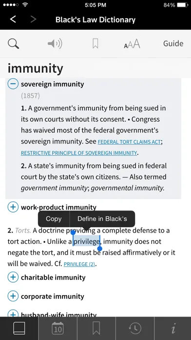 Black’s Law Dictionary 10th Ed Screenshots