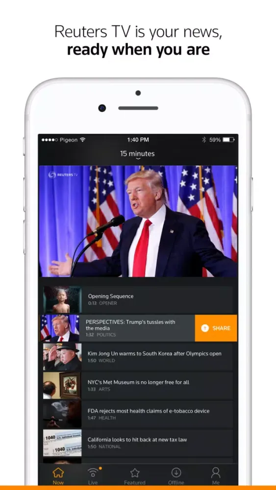 Reuters TV: Video News 스크린샷