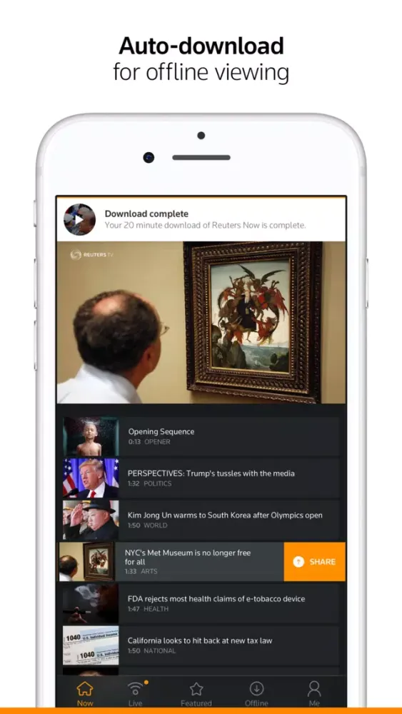 Reuters TV: Video News 스크린샷
