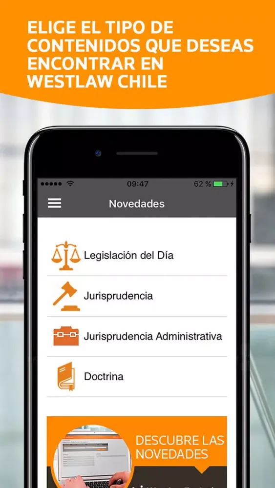 TR Westlaw Chile スクリーンショット