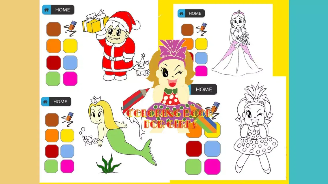 princess fairy tales coloring pages babies book Screenshots