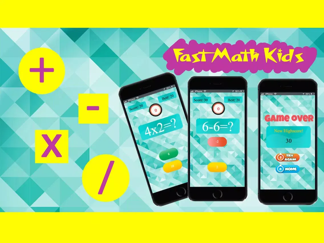 fast fun math games for 4th grade learning center iPad 應用截圖