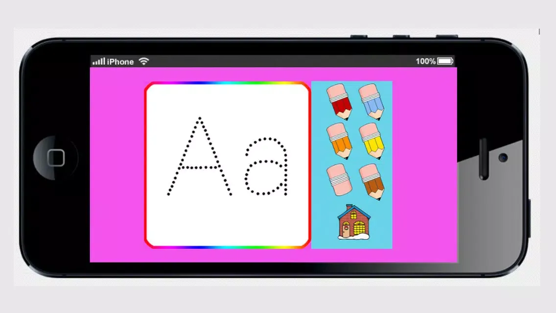 Tangkapan skrin Handwriting tracing letters a book for kids