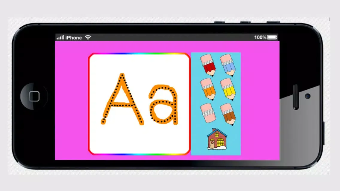 Tangkapan skrin Handwriting tracing letters a book for kids
