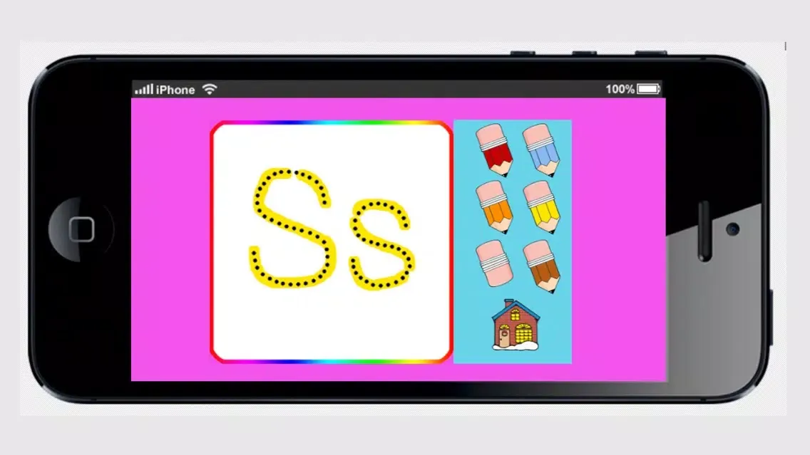Tangkapan skrin Handwriting tracing letters a book for kids