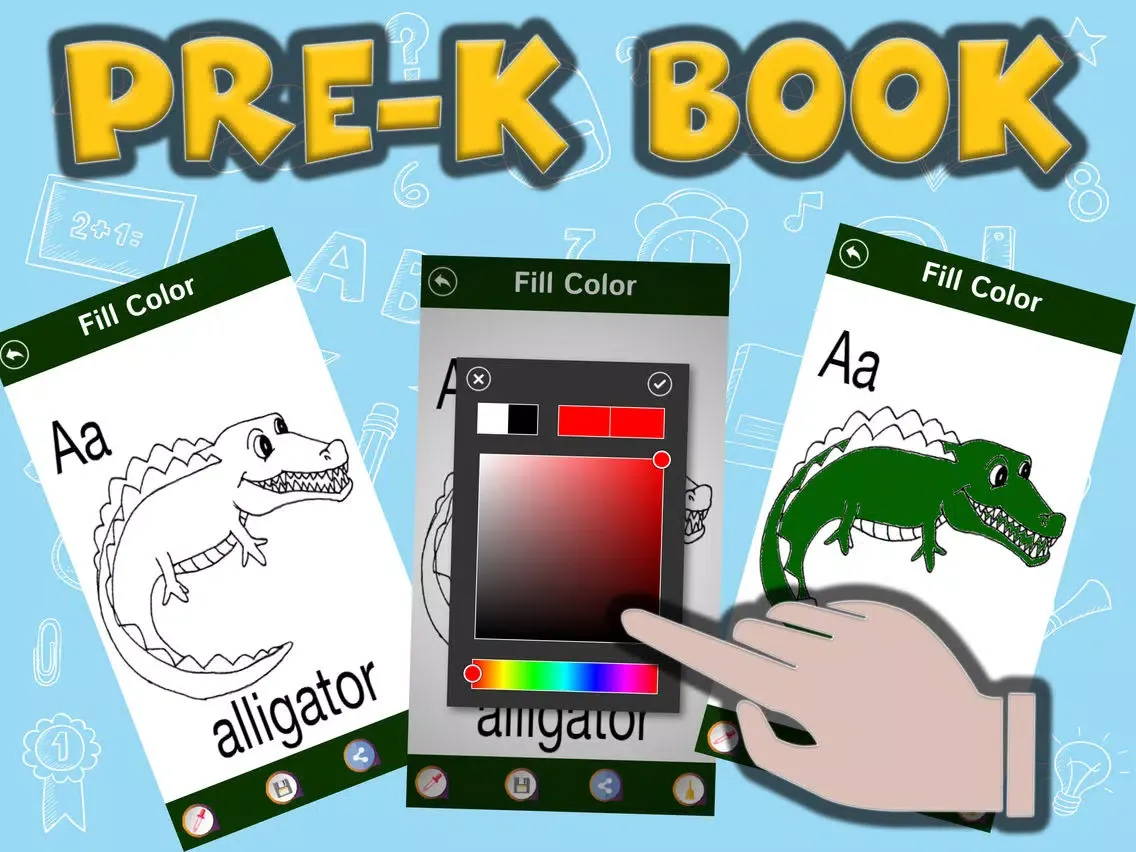 Pre-k Book : preschool learning games iPad 应用截图