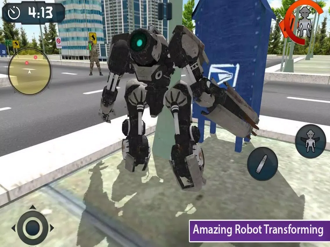 Tangkapan skrin Robot Hero Rescue City Mission iPad 