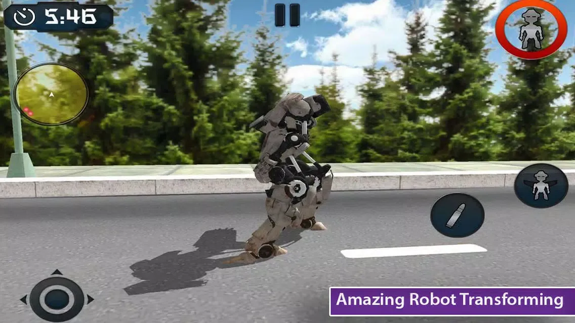 Tangkapan skrin Robot Hero Rescue City Mission