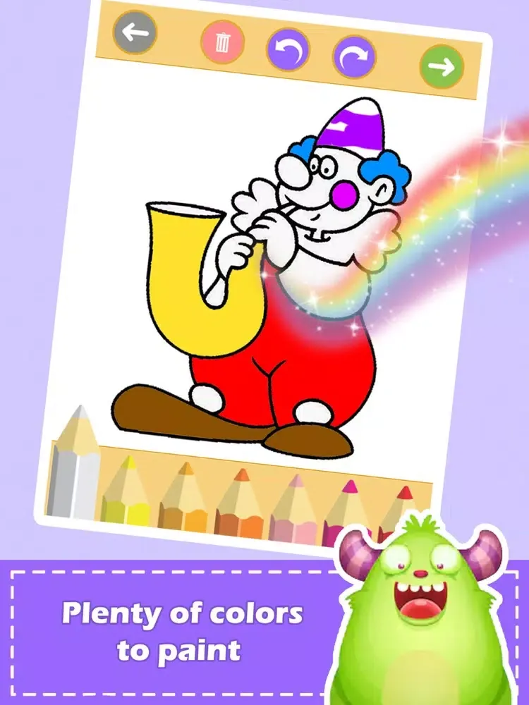 Zrzuty ekranu Coloring Book - Color fun iPad 