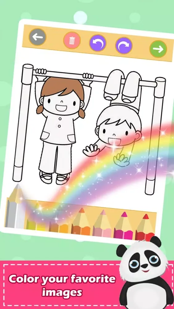 Zrzuty ekranu Coloring Book - Color fun