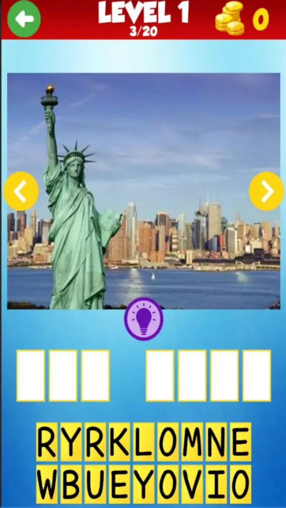 Capturas de tela do Guess the City Geo Quiz